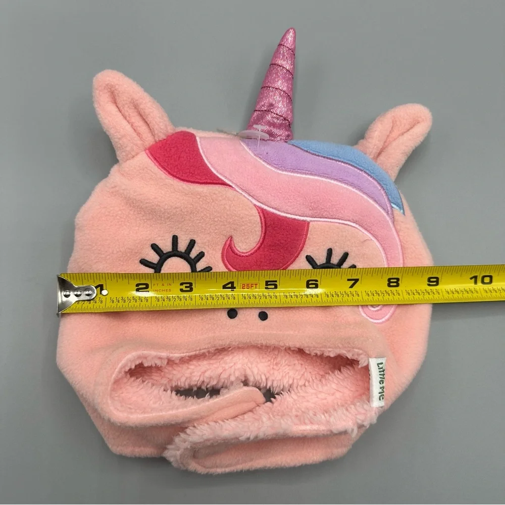 Little Me Kid Cozy Soft Beanie Winter Hat Unicorn Size 12M-24M Pink